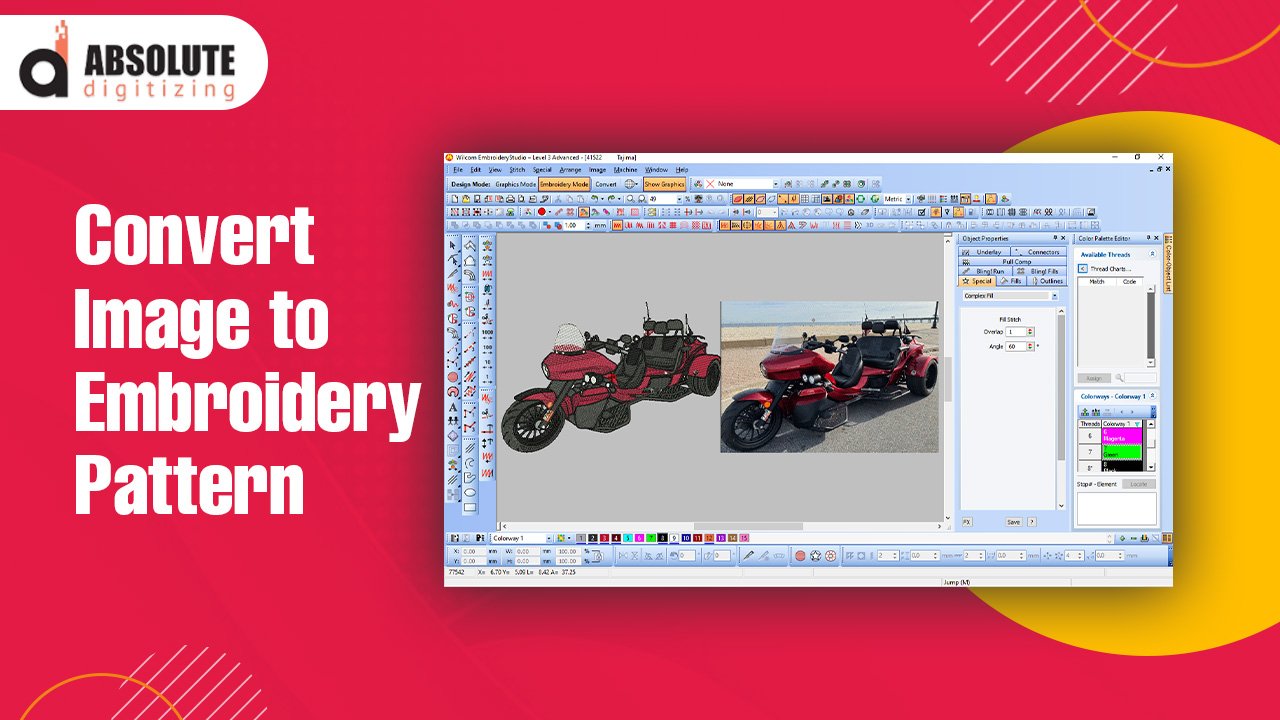 Convert Image ti Embroidery File
